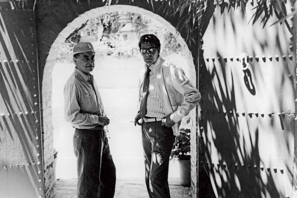 Пьер Берже и Ив Сен-Лоран