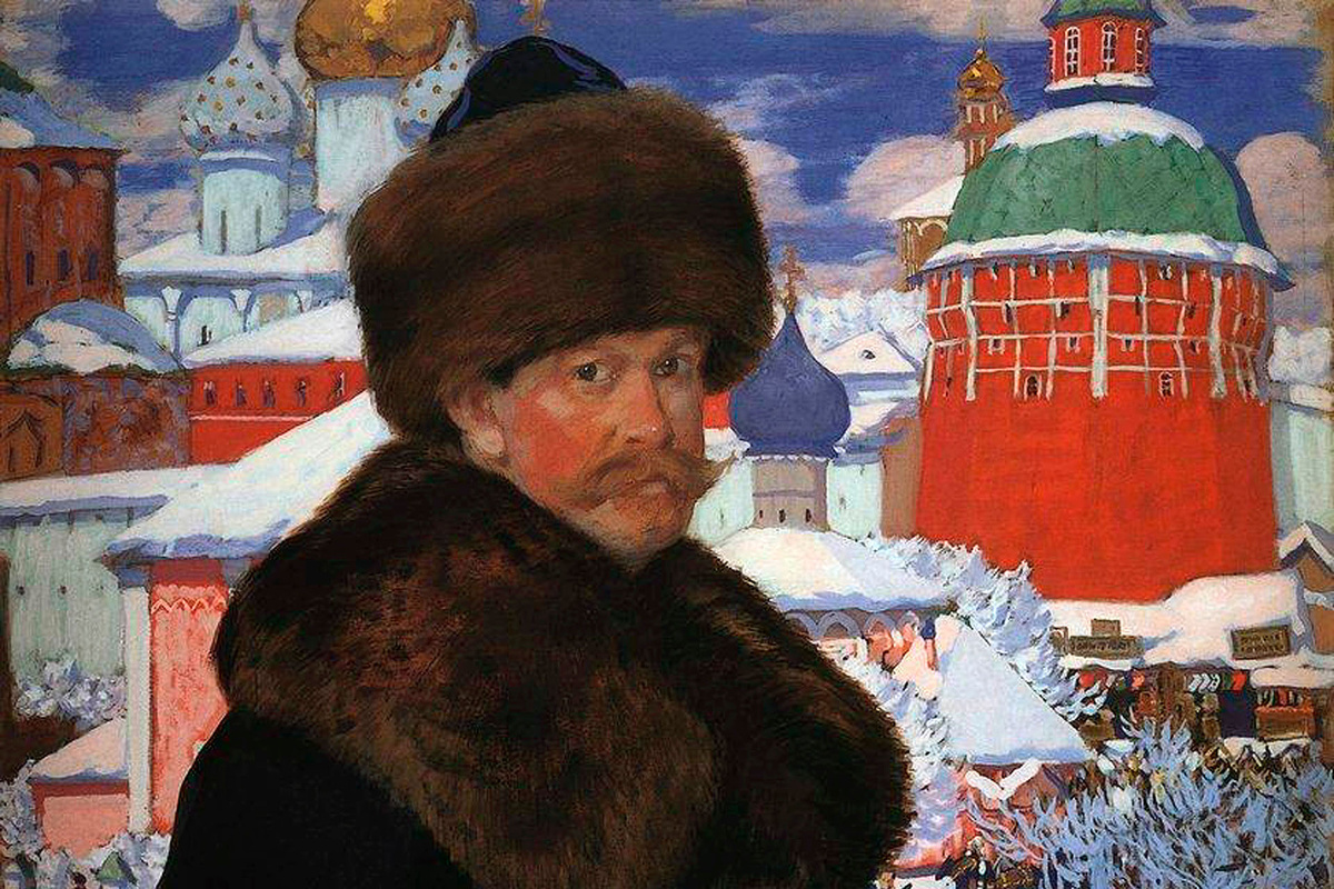    Борис Кустодиев, автопортрет, 1912 год