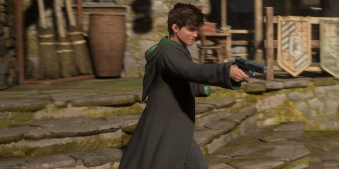 Котик-бандит в GTA 5 и Hogwarts Legacy с пушками: безумные игровые моды