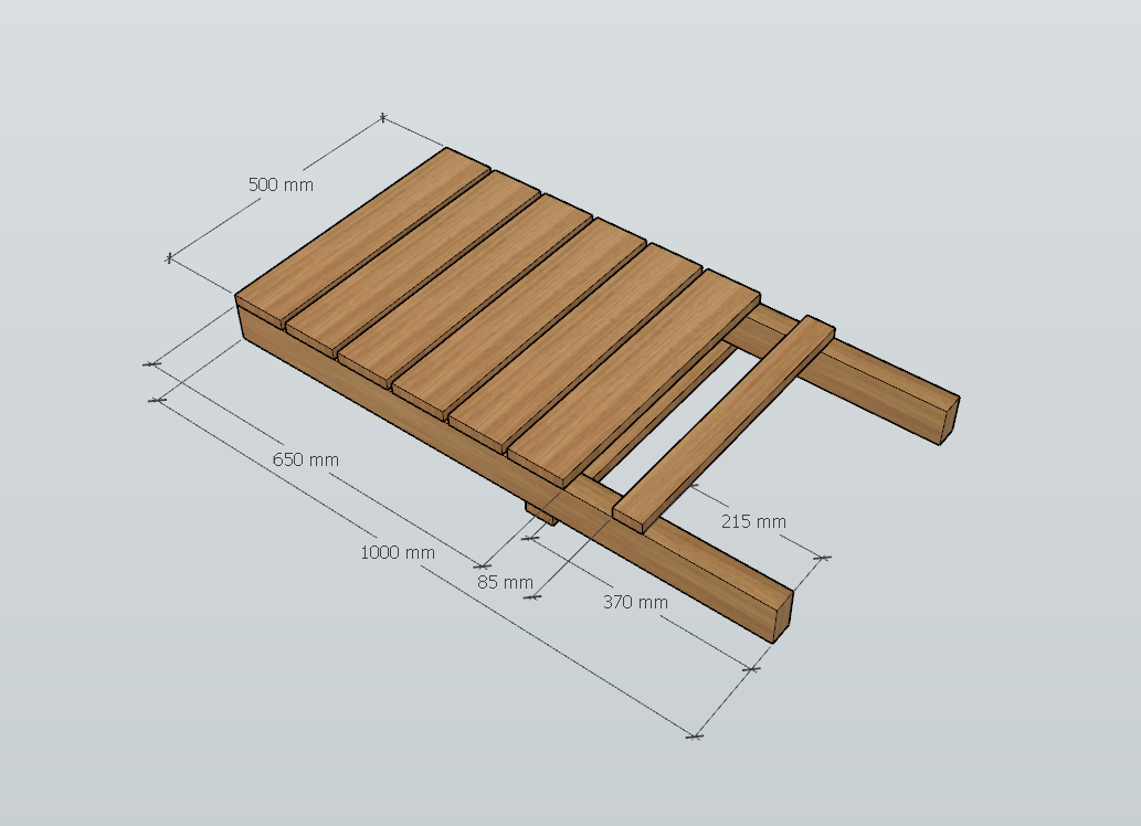 Размеры спинки
