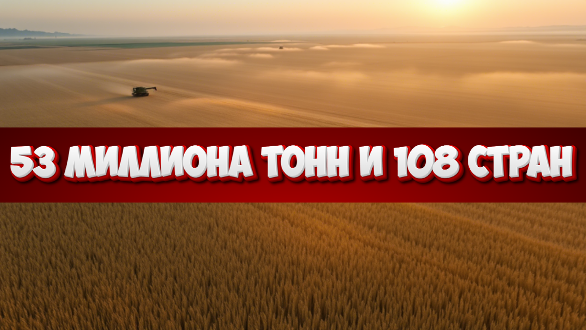 53 миллиона тонн и 108 стран: почему Россия в 2025 году снова накормит мир, а Сибирь станет новым хлебным краном планеты