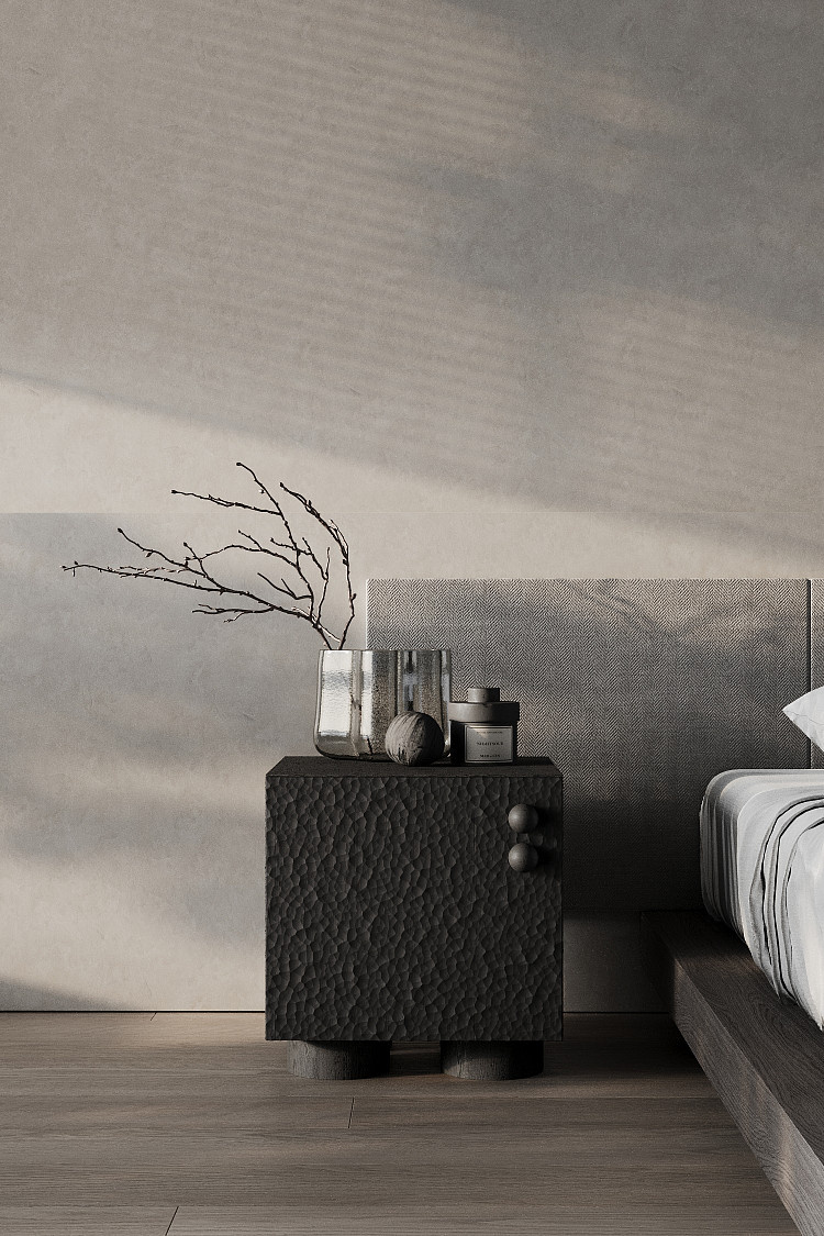 Прикроватная деревянная тумба CALM BEDSIDE TABLE, Modenature, дизайн: Маша Меренчукова