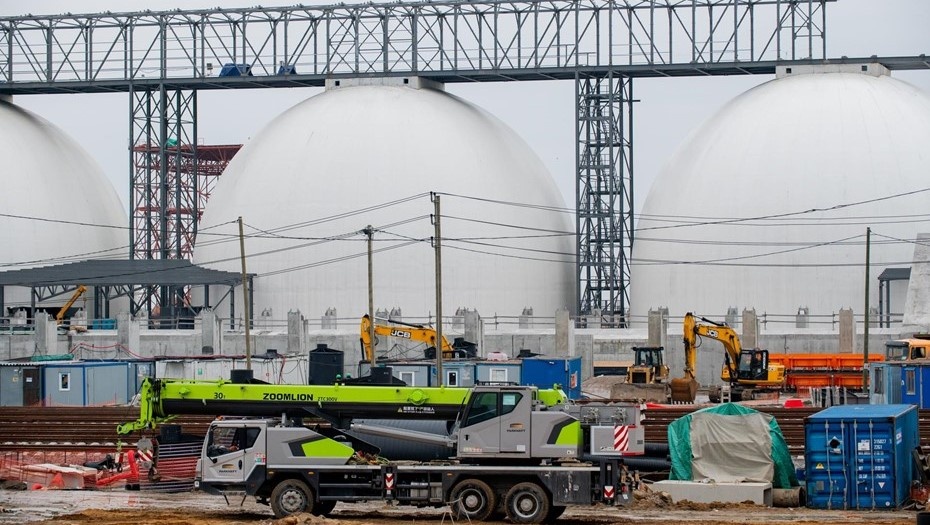    Строительство морского терминала "Port Favor" в Усть-Луге. Автор фото: Ермохин Сергей