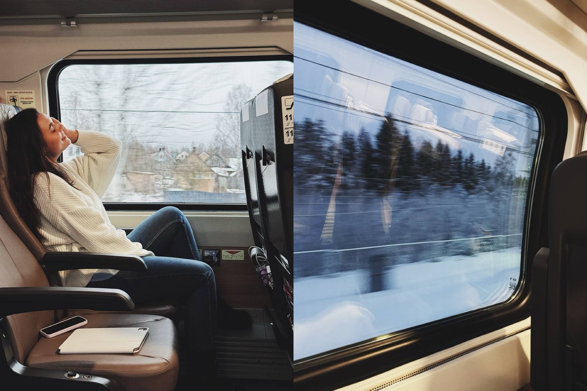 Поездка на поезде «Аврора» Москва - Питер
