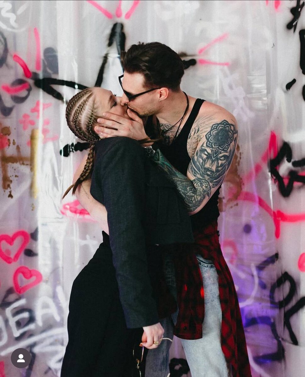 Василий Рыбин с любимой. Фото: соцсети