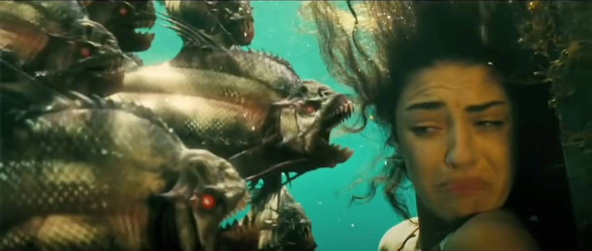 Пираньи. Нападение.