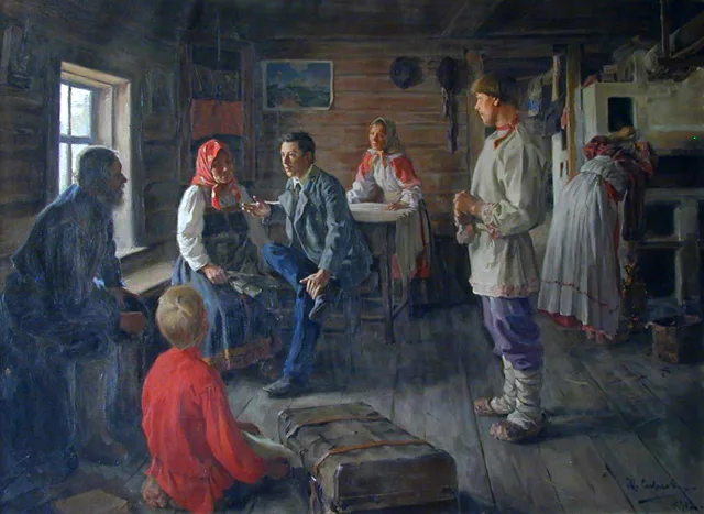 "Опасный урок". Семирадский Г.И. 