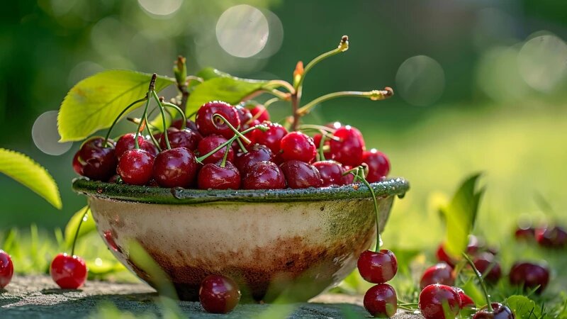     Вишня. Фото: ru.freepik.com, автор frimufilms