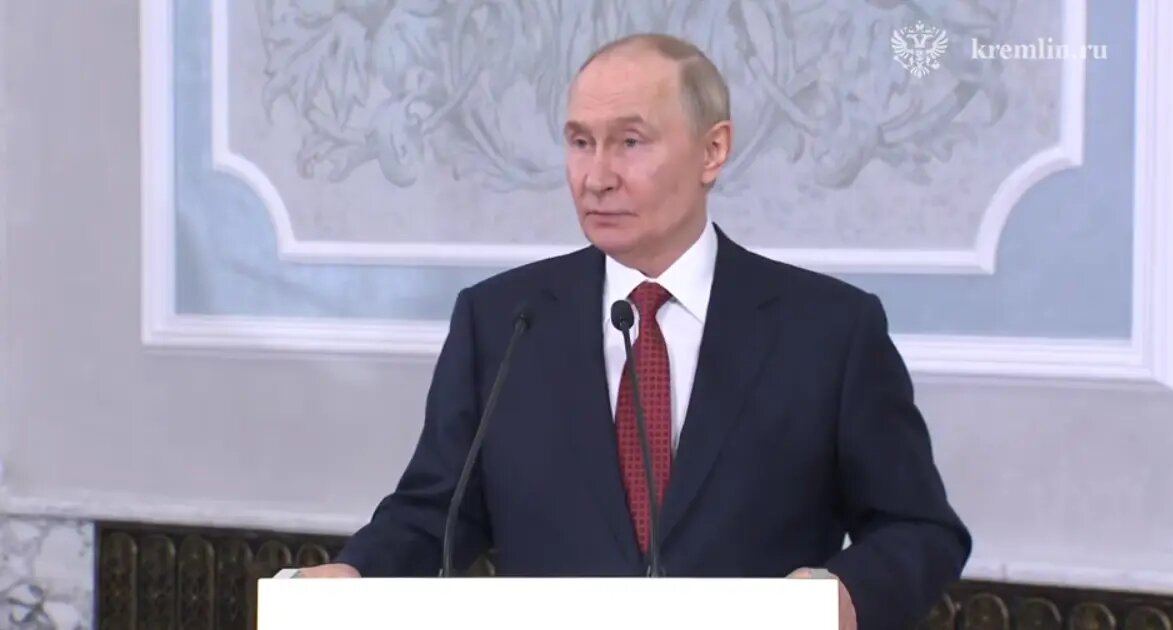    Президент Владимир Путин. Фото: скриншот видео Кремля