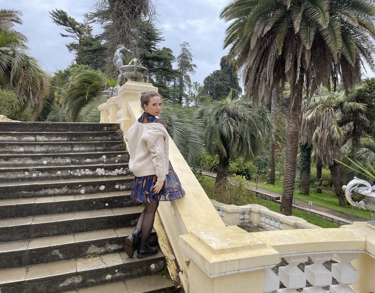 Фото из личного архива. Кардиган "Косы"