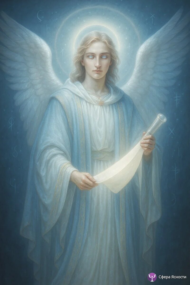 Архангел Гавриил. ИИ Генерация Савмея. Источник: https://sferayasnosti.site/gallery