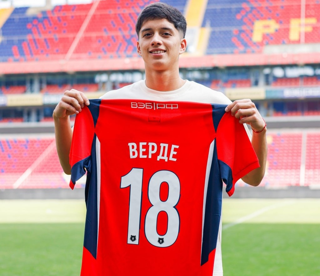 Лионель Верде стал футболистом ЦСКА. Источник фото: пресс-служба "армейцев"