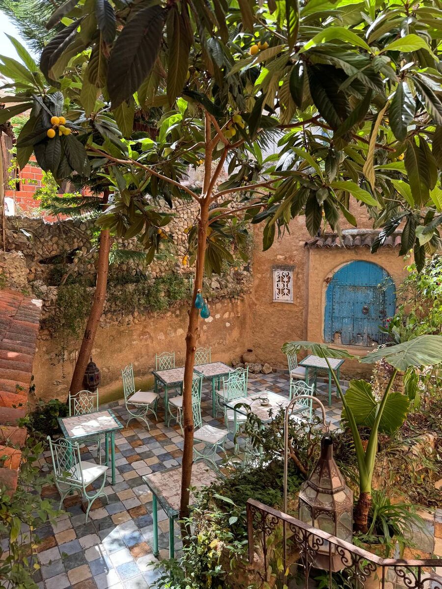 За глухой стеной может скрываться идиллический сад с цветами, лимонными деревьями и фонтанчиками