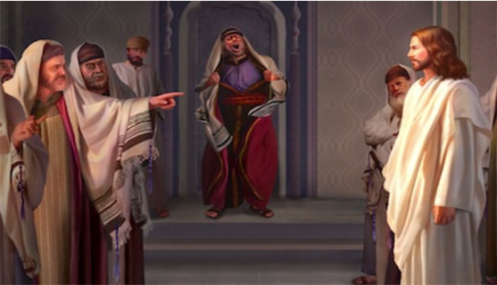 Иисус и фарисеи. Фото из открытого доступа