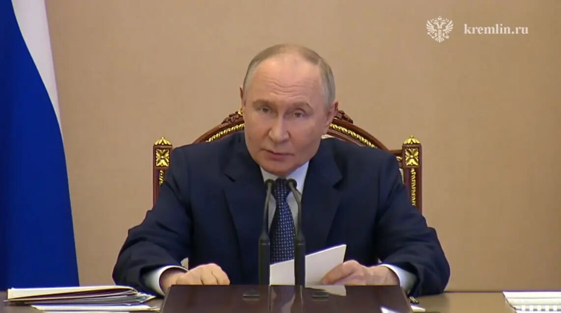    Владимир Путин. Фото: скриншот из видео пресс-службы Кремля.