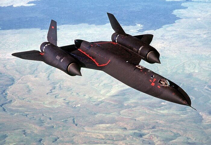 Скорость SR-71 Blackbird могла достигать 3500 км/ч