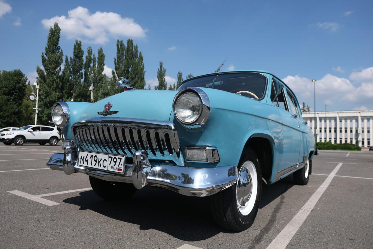 Легендарную "Волгу" ГАЗ М-21И в оригинальном небесном цвете можно будет увидеть на автофестивале на ВДНХ. @Елена Купцова