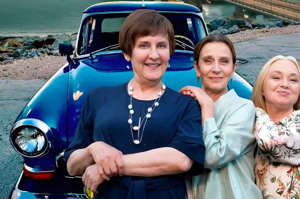 Постер сериала «Старушки в бегах. Крымские каникулы»