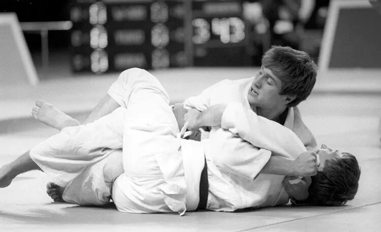    Игры доброй воли –1986, финал: Игорь Шкарин и Юрий Соколов (внизу) / Источник фото: РИА Новости