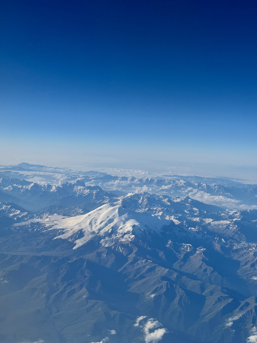 Эльбрус. Из окна самолёта