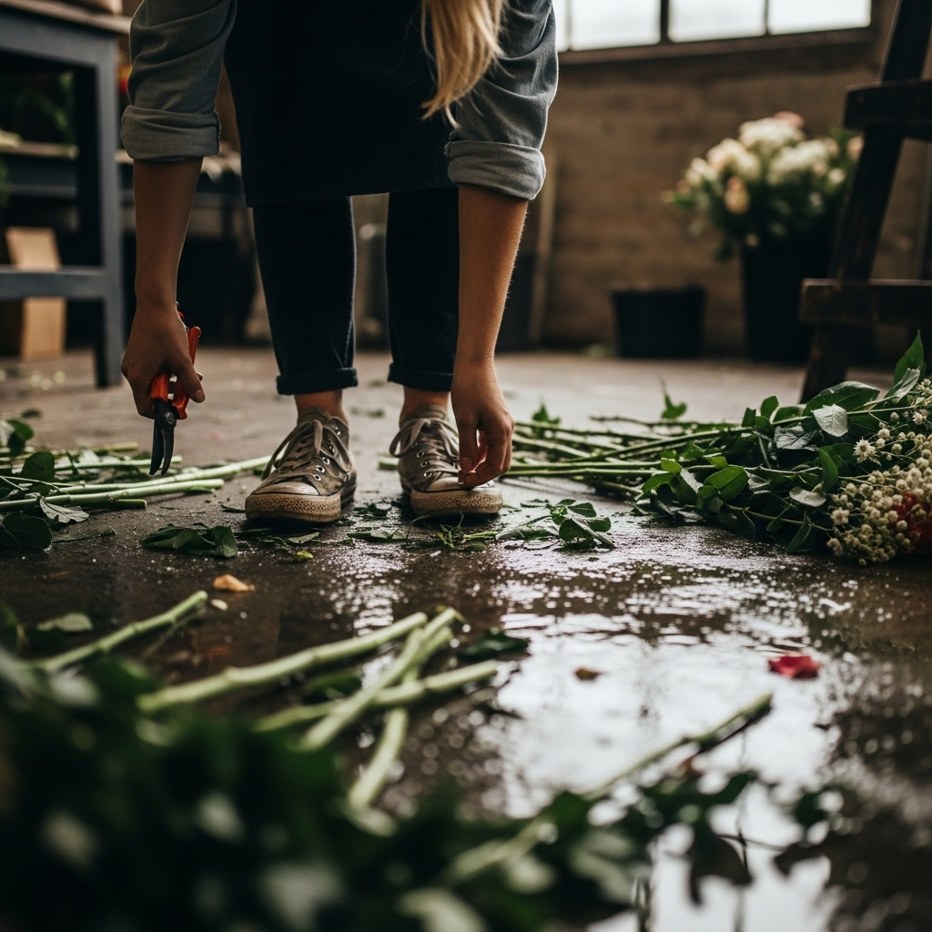 Рабочий день флориста — серьезное испытание для любой обуви