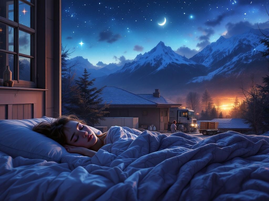    К чему такое снится: На картине изображен момент, когда я на ЗИЛе подъезжаю к дому Зверевых. Перед домом Зверевы разгружают из сейфа, стоящего на улице, белые бутылки, чтобы освободить м