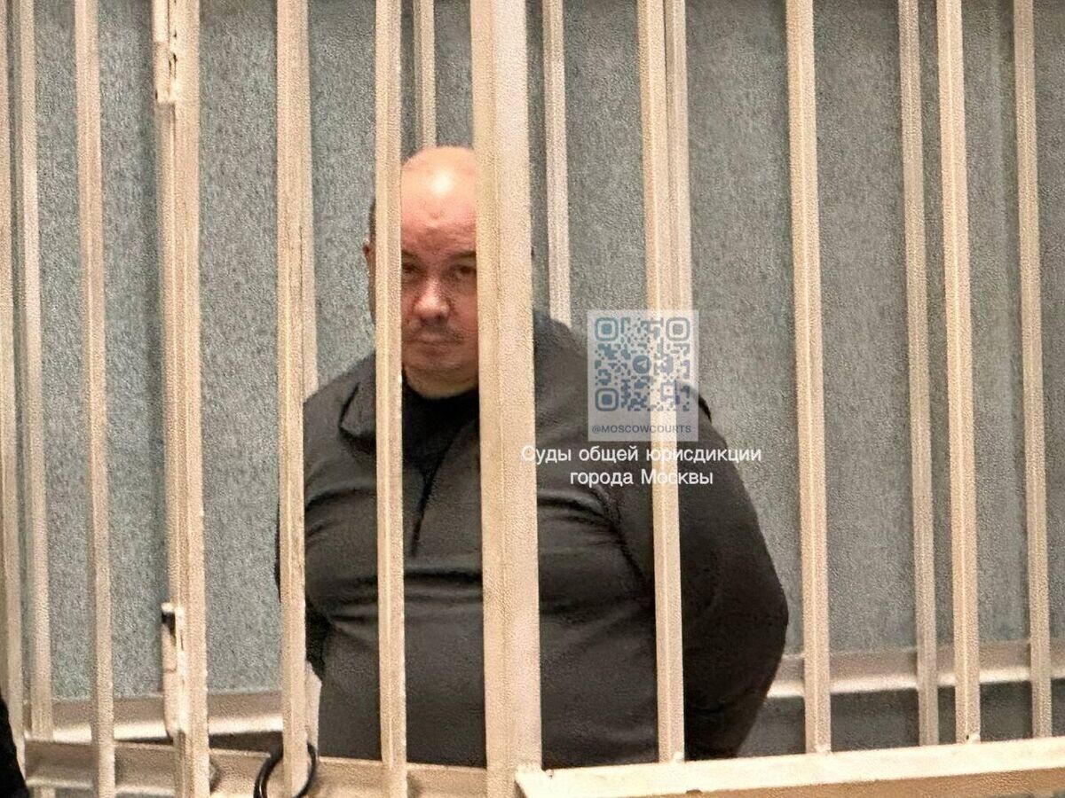    Бывший заместитель начальника Управления МЧС Дмитрий Даудашвили в зале суда© Фото : Суды общей юрисдикции города Москвы/Telegram