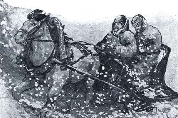 Иллюстрация к рассказу "Хозяин и работник" (автора не знаю, если знаете, подскажите!).