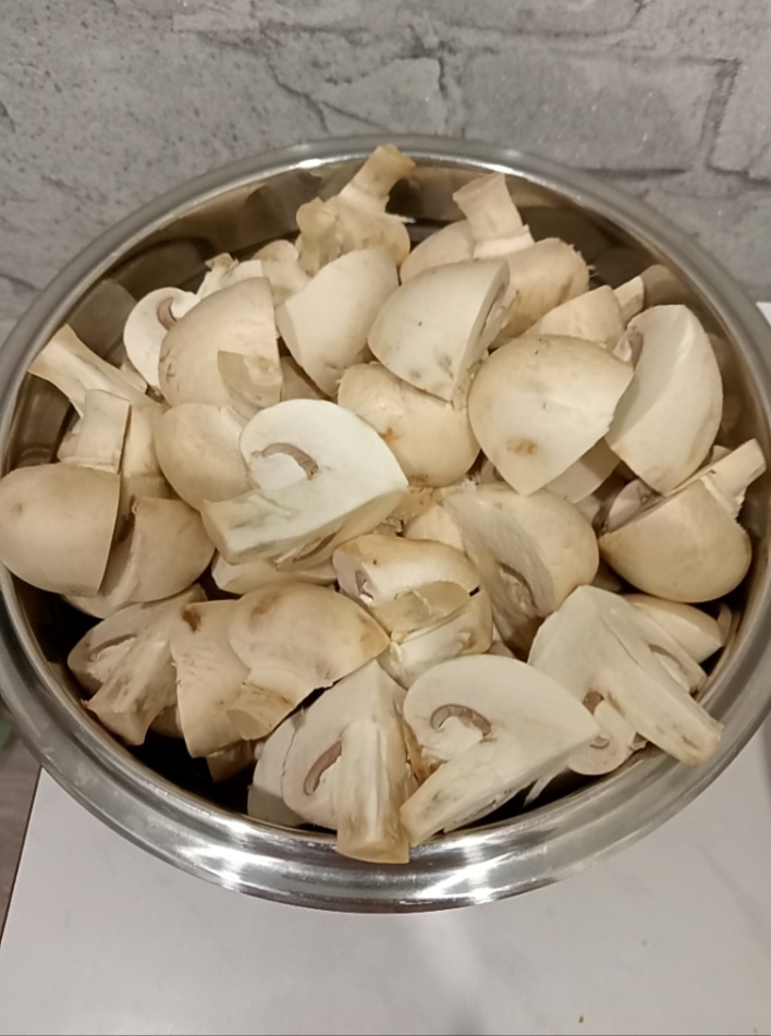 Если крупные грибы 