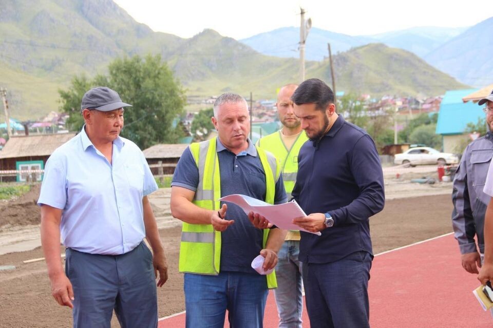    Реконструкция стадиона "Сартакпай". Источник: t.me/asprokopyev