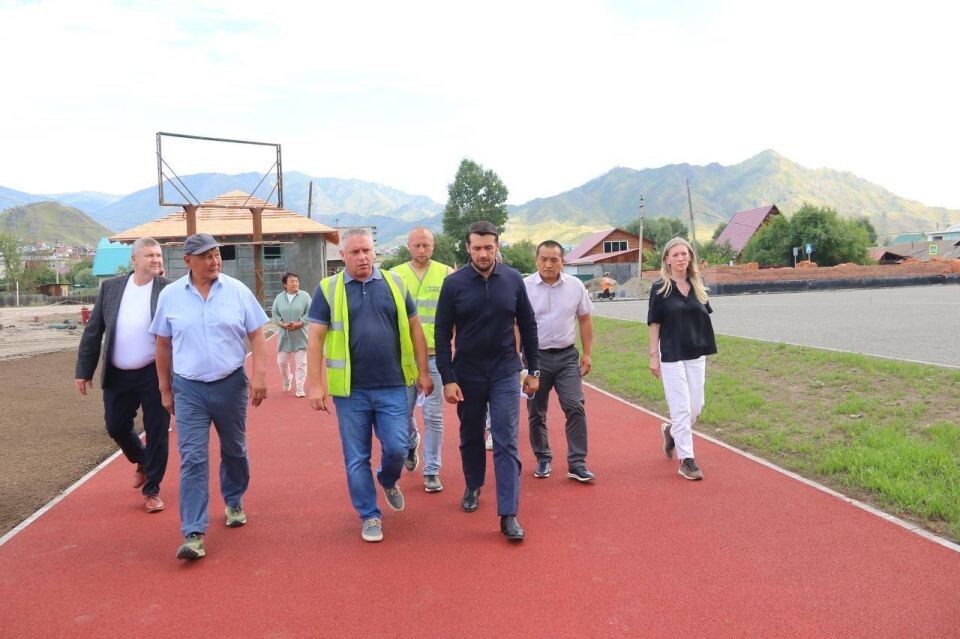    Реконструкция стадиона "Сартакпай". Источник: t.me/asprokopyev