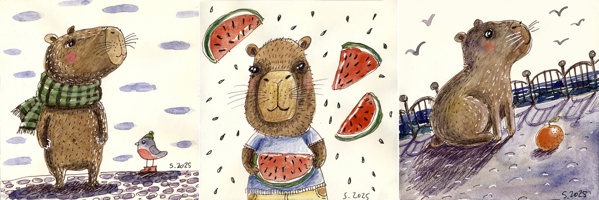 рисунки автора канала.