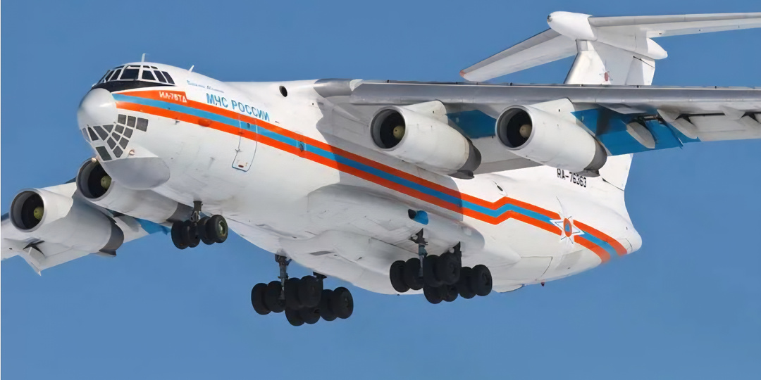 Ил-76ТДП Водяной бомбардировщик МЧС, который тушит пожары тоннами.