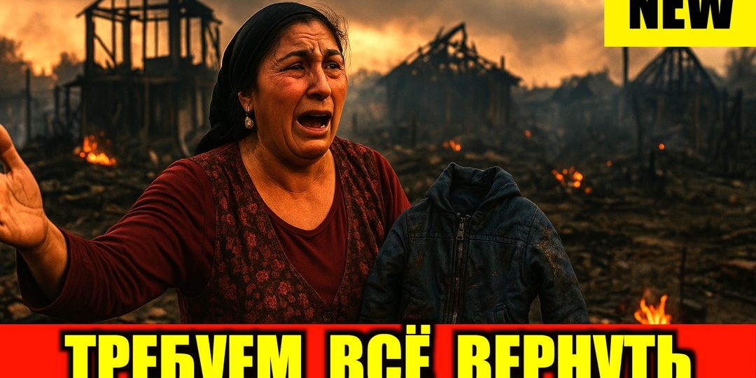 Цыгане требуют вернуть всё: всё сгорело