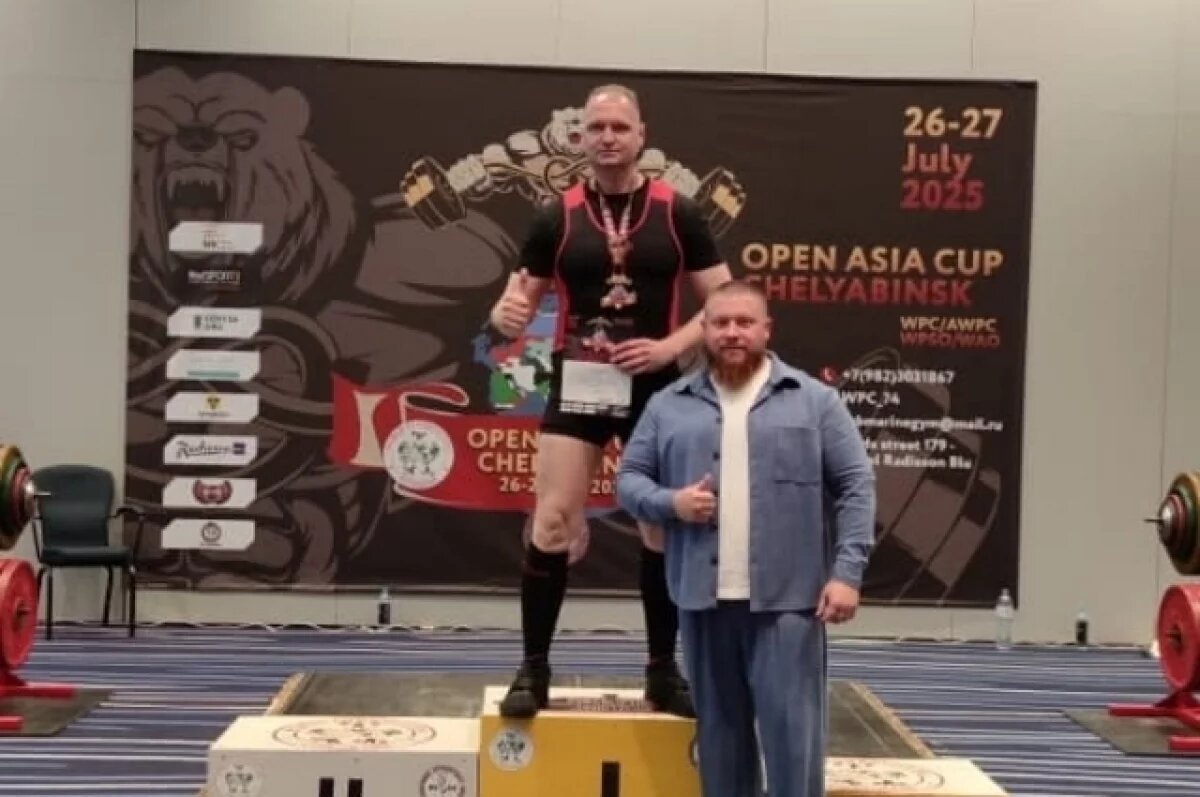    Челябинский врач стал чемпионом Кубка Азии по пауэрлифтингу