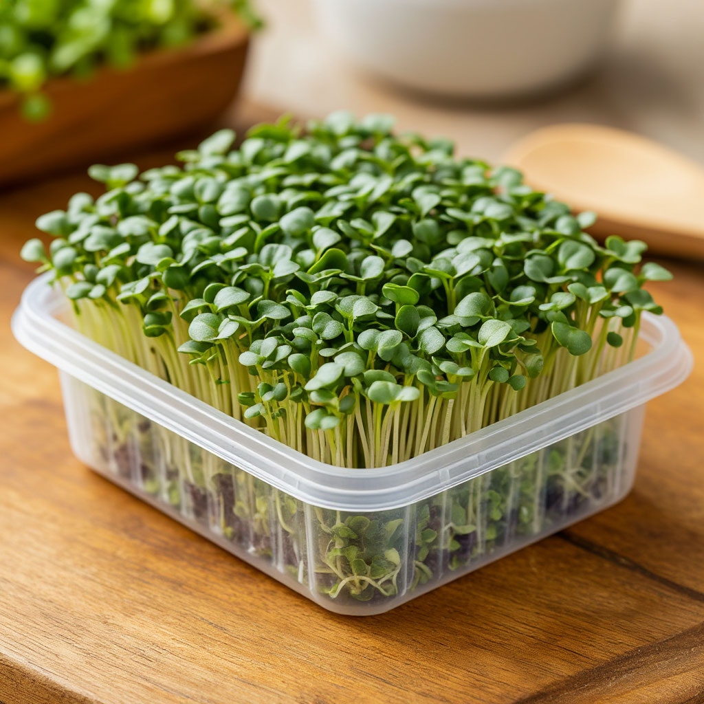 Микрозелень подсолнечника