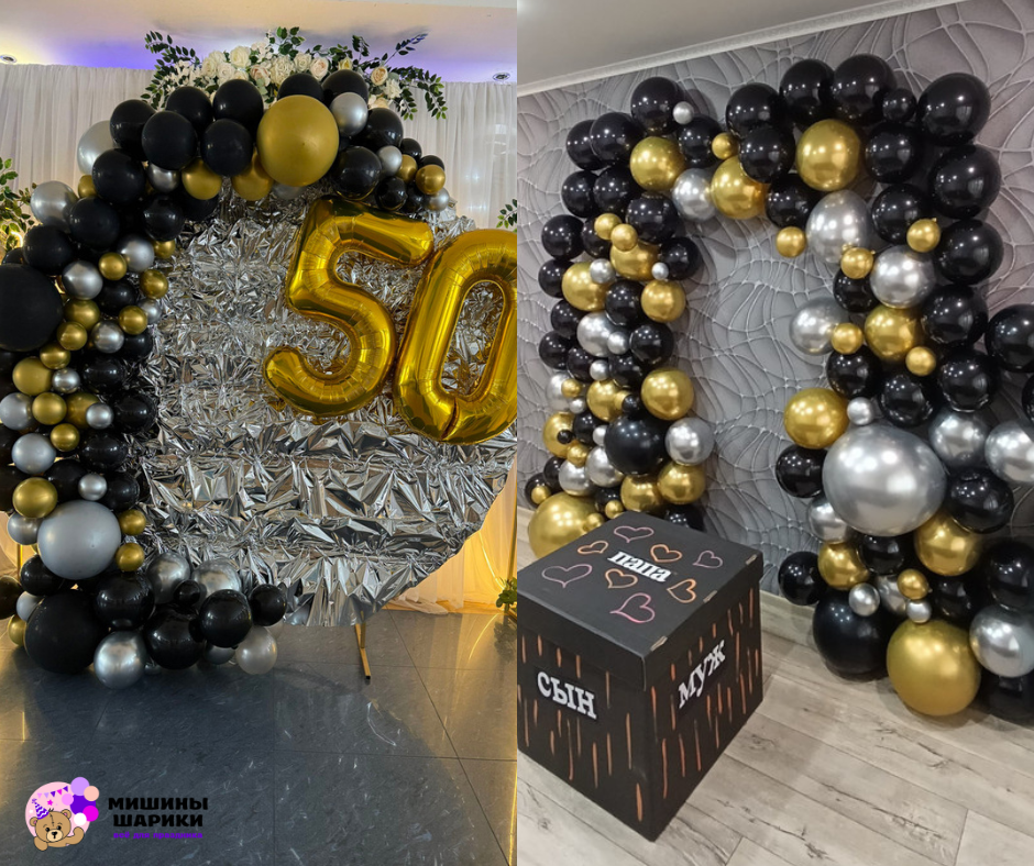 Фотозона на юбилей мужчине