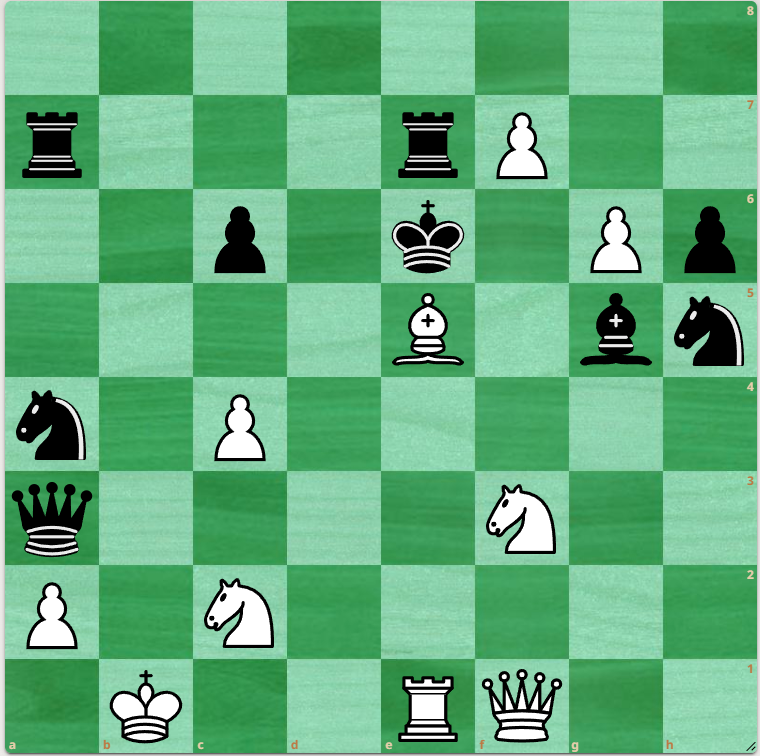 1. Мат в один ход, ход белых