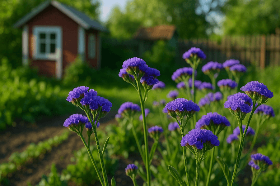 Растение родом из Средиземноморья, где солнечно, засушливо и ветрено. Эти условия сделали статицу стойкой и неприхотливой. Источник — ChatGPT-4