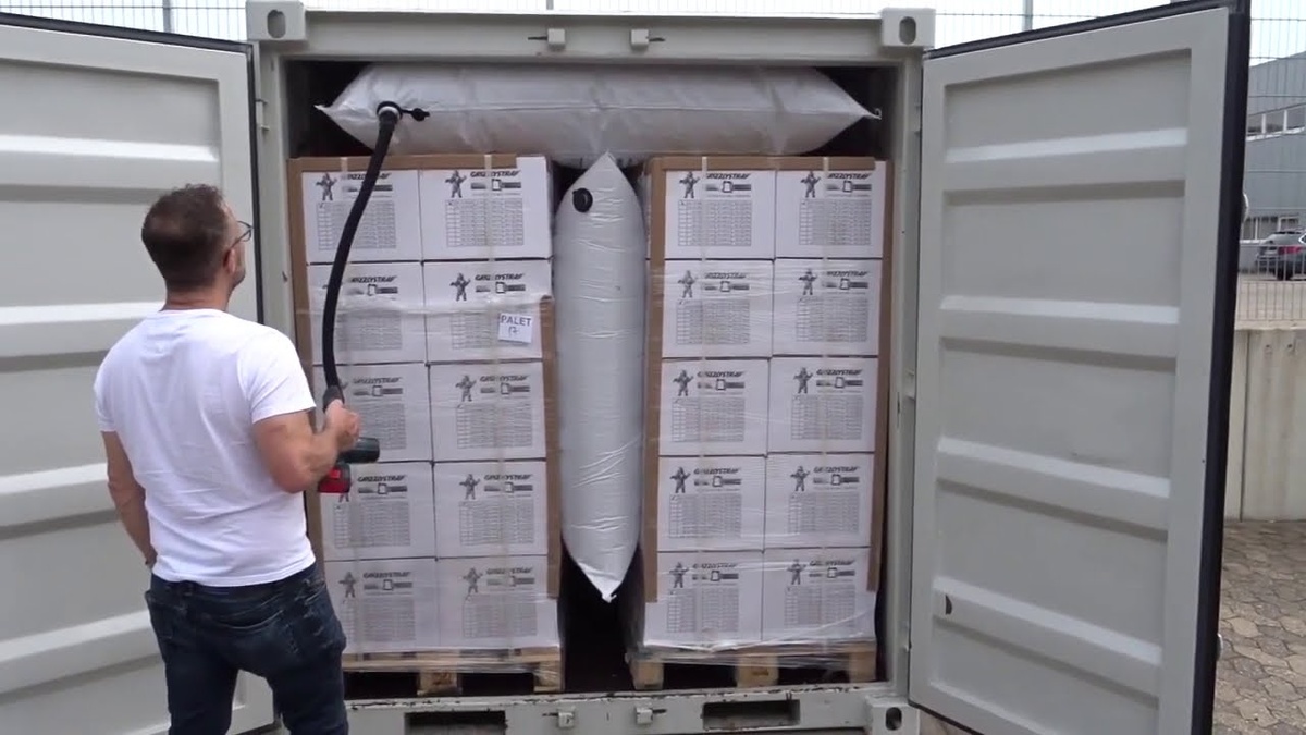 Воздушные пакеты для крепления груза в кузове / контейнере