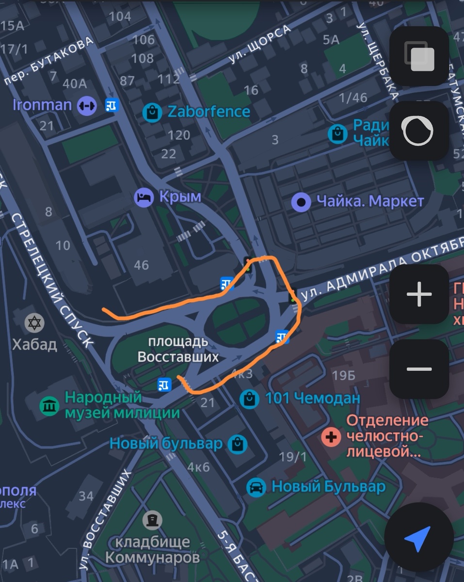 Статья написана с телефона, поэтому и карта немного другая, не такая, как обычно.