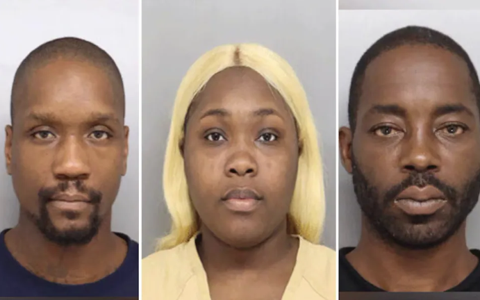 Монтианес Мерриуэзер (слева), Декира Вернон (в центре) и Джермейн Мэтьюз © Управление шерифа округа Гамильтон