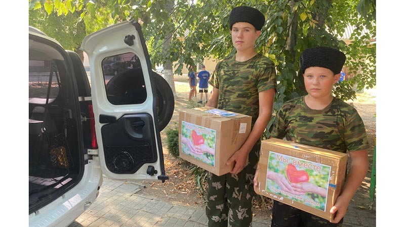    Доброе дело: казаки Курганинского района передали гуманитарный груз в Луганск