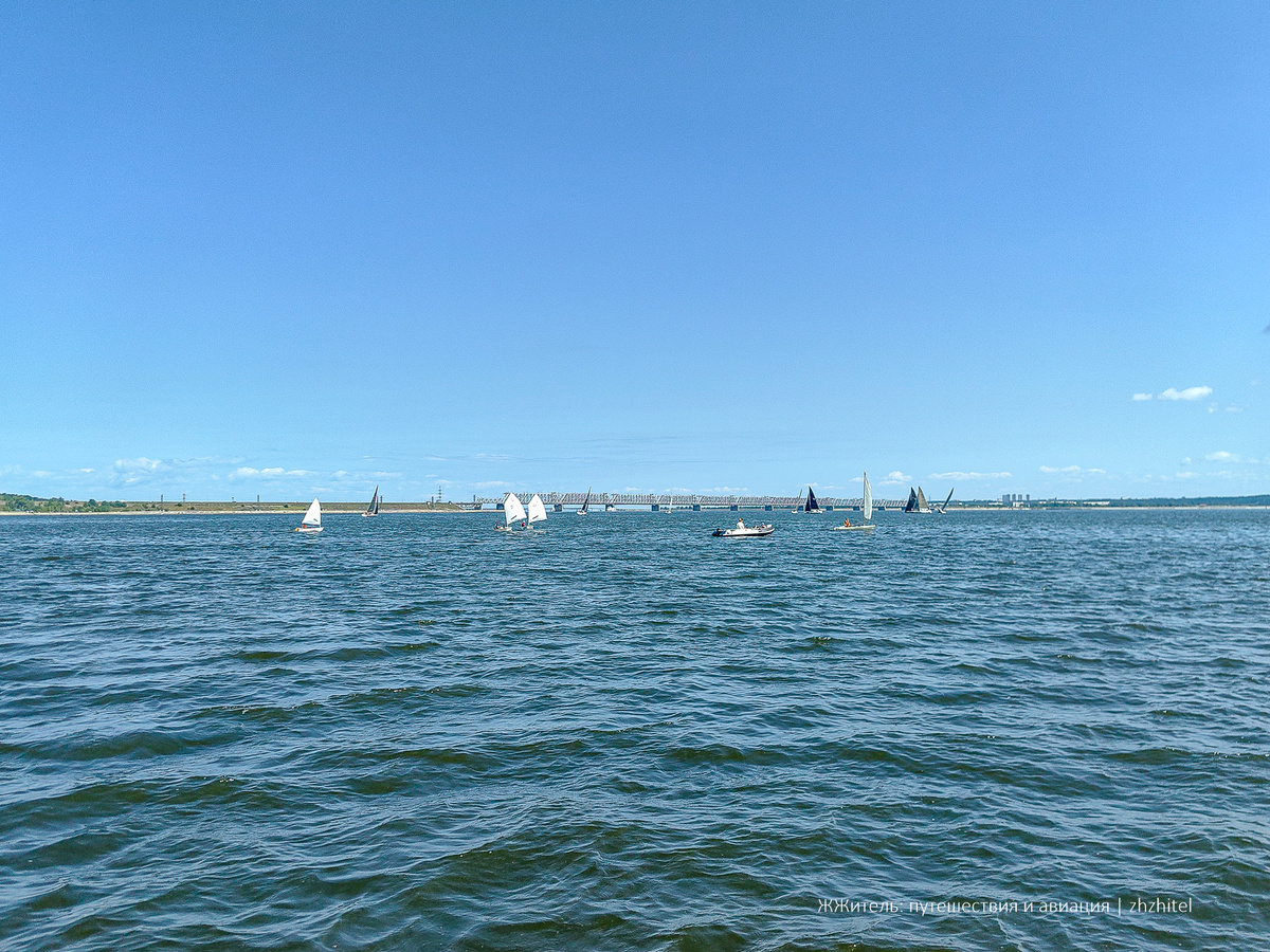 Волга в Ульяновске — почти море