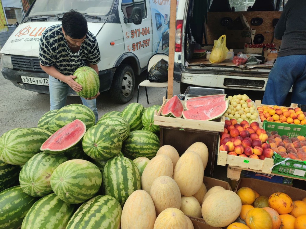 В 2025 году минимальная стоимость за 1 кг арбуза начинается от 30 рублей.  Фото: Фото: ФедералПресс / Ирина Ромашкина