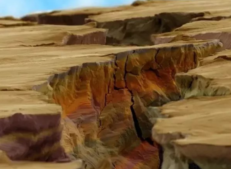 Трещина в стали