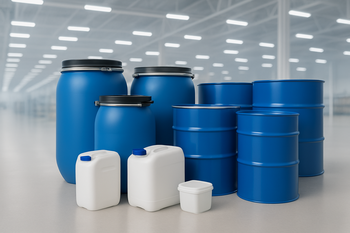 Бочки из пластика и стали