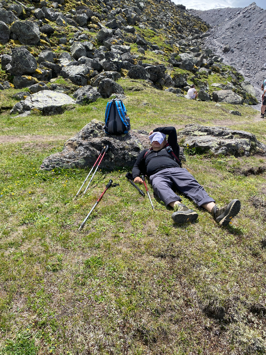 На одном из маршрутов в приэльбрусье.