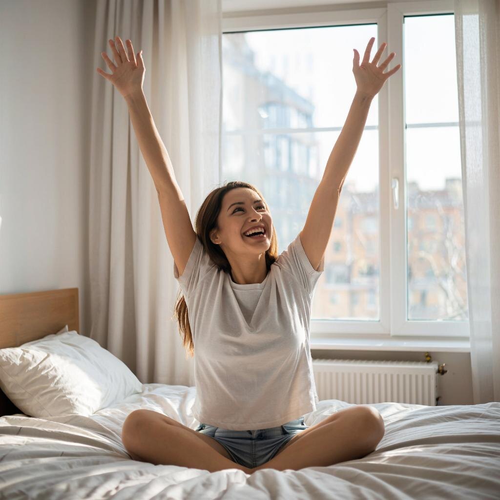 Как приятно с утра потянуться!