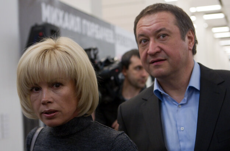 Ирина Вирганская с мужем Андреем в 2011-м